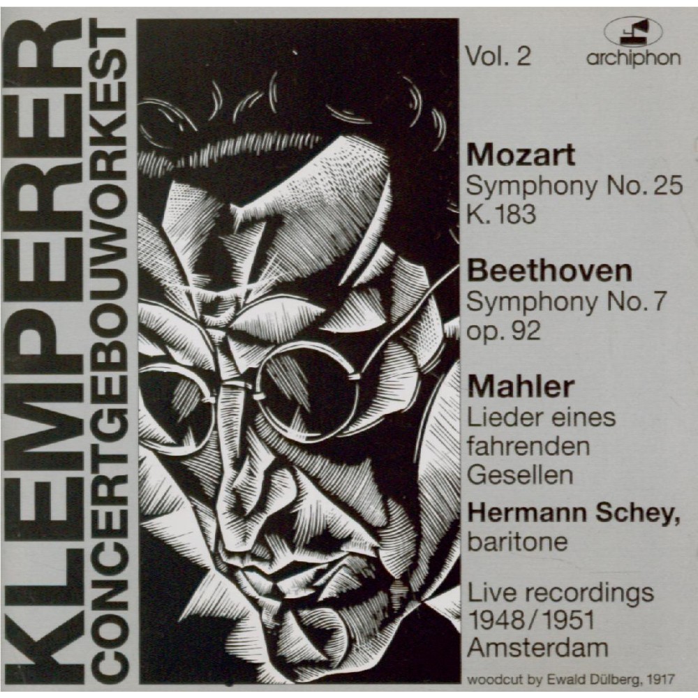 MOZART - Klemperer - Symphonie n°25 en sol mineur K.183 (K6.173dB)