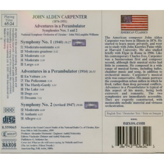 CARPENTER - McLaughlin Will - Adventures in a perambulator