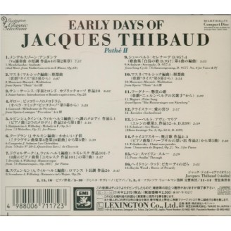 Early Days of Jacques Thibaud Pathé II
