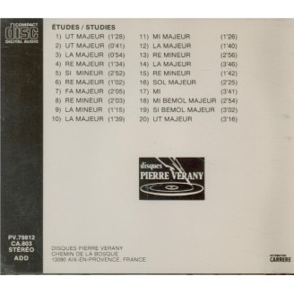 SOR - Battaglia - Etudes