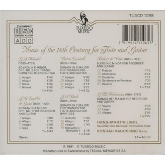 Music of the 18th Century for Flute and Guitar