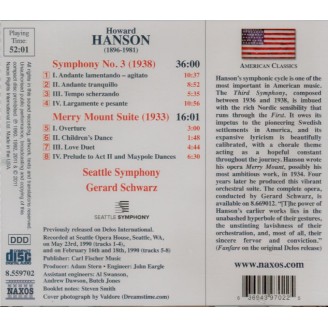 HANSON - Schwarz - Symphonie n°3 op.63