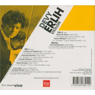 MILHAUD - Erlih - Sonate pour violon et piano n°2 op.40