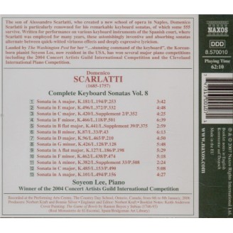 Complete Keyboard Sonatas Vol.8