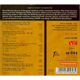 TCHAIKOVSKY - Morini - Concerto pour violon en ré majeur op.35
