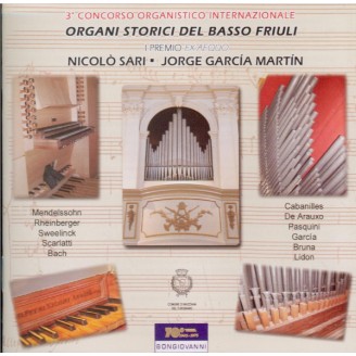 3e Concorso Organistico Internazionale Organi Storici del Basso Friuli