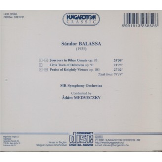 BALASSA - Medveczky - Journeys in Bihar County, op.93