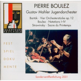 BARTOK - Boulez - Quatre pièces pour orchestre op.12 Sz.51
