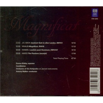 BACH - Kirkby - Jauchzet Gott in allen Landen, cantate BWV 51