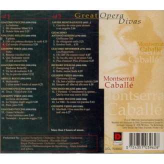 Great Opera Divas : Montserrat Caballé