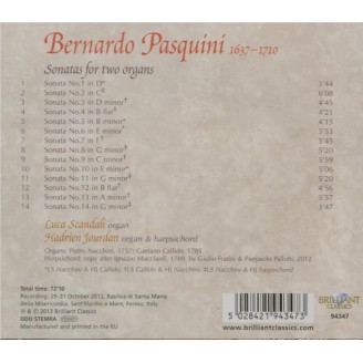Sonatas for two organs