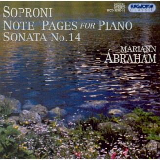 SOPRONI - Abraham - Notes Pages, pour piano