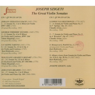 The Great Violin Sonatas