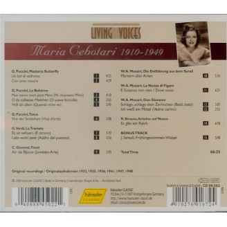 Sings Mozart, Verdi, Puccini, Strauss and Gounod