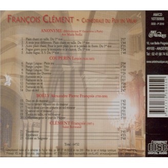 COUPERIN - Clément - Pièces d'orgue Orgue de la Cathédrale du Puy en Velay