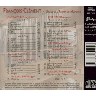 AGINCOURT - Clément - Suite du deuxième ton Orgue de l'Abbaye de Mondaye