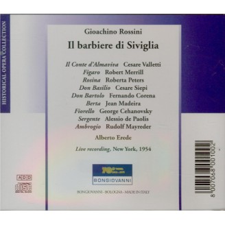 ROSSINI - Erede - Il barbiere di Siviglia (Le barbier de Séville) Live New York, 1954