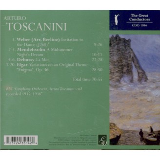 DEBUSSY - Toscanini - La mer, trois esquisses symphoniques pour orchestr