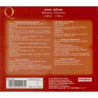 Karl Böhm, Maestro Decente