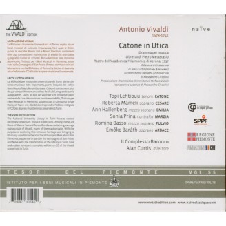 VIVALDI - Curtis - Catone in Utica, opéra en 3 actes RV.705