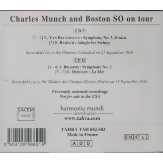 Charles Munch and Boston SO on tour
