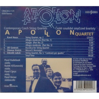 Contemporary Czech String Quartets