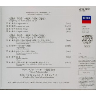 BEETHOVEN - Schmidt-Isserstedt - Symphonies n° 5 & 6 (Import Japon)