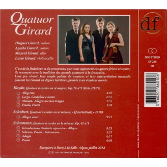 HAYDN - Quatuor Girard - Quatuor à cordes n°79 en ré majeur op.76 n°5 Ho