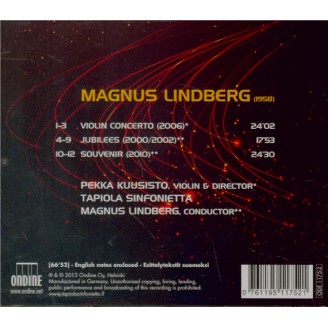 LINDBERG - Kuusisto - Concerto pour violon