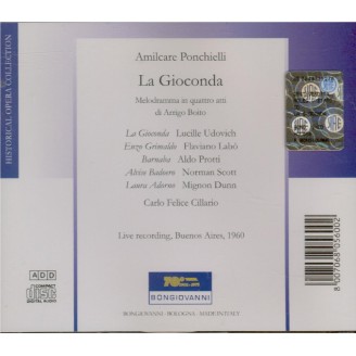 PONCHIELLI - Cillario - La Gioconda (Live Buenos Aires 1960) Live Buenos Aires 1960
