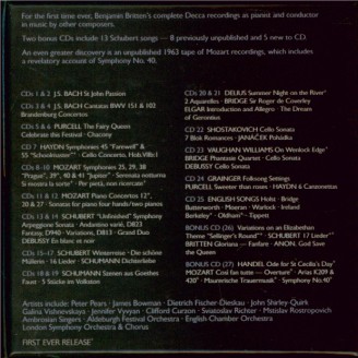 Britten the Performer Complete Decca Recordings