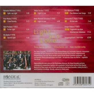 Light and Love New Vocal Works for the Sonux Ensemble
