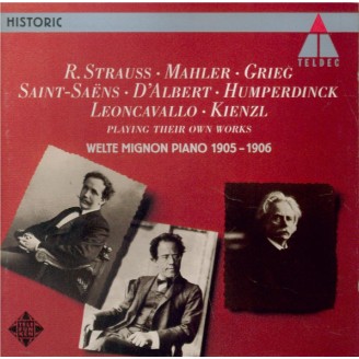 Famous composers playing their own works Welte Mignon Piano 1905-1906
