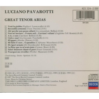 Great Tenor Arias