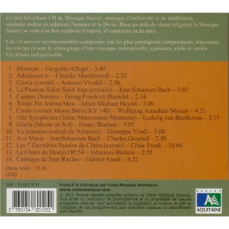 Les grands classiques de la musique sacrée