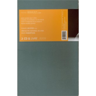 BOULEZ - Helffer - Sonate pour piano n°1 (livre + CD) livre + CD