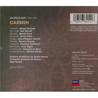 BIZET - Ozawa - Carmen, opéra comique WD.31