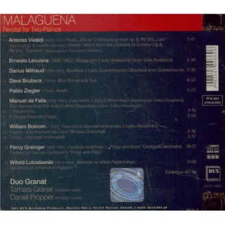 Malaguena Recital for Two Pianos