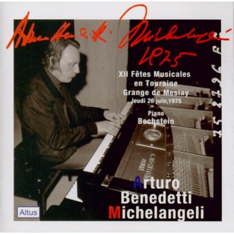 XII Fêtes Musicales en Touraine - Grange de Meslay jeudi 26 juin 1975, piano Bechstein
