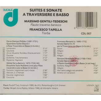Suites e Sonate a traversiere e basso