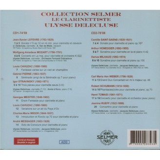 Le clarinettiste Ulysse Delecluse (Collection Selmer)