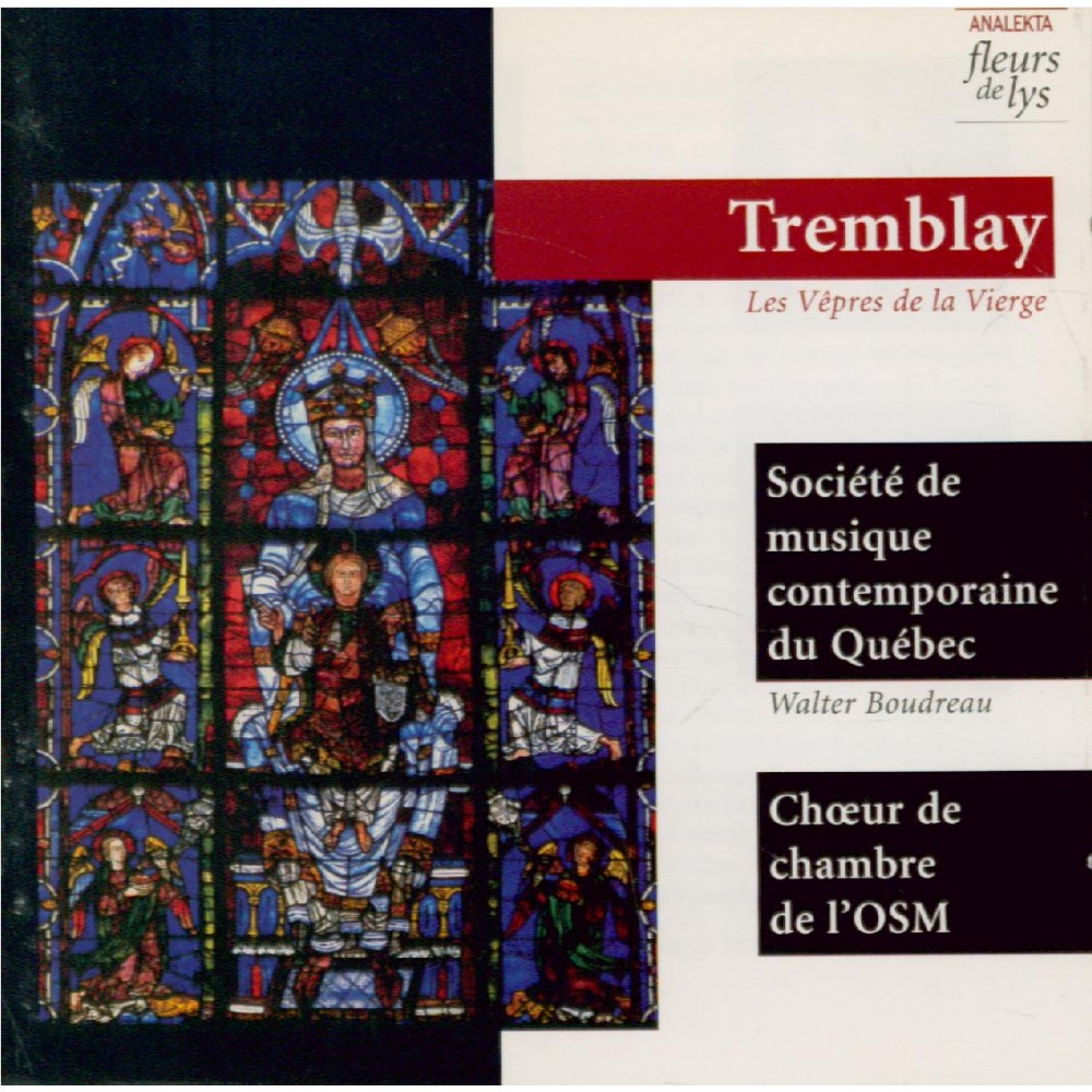 TREMBLAY - Boudreau - Vêpres de la Vièrge