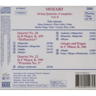 String Quartets (Complete) Vol.8