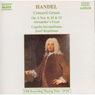 HAENDEL - Kopelman - Concerto grosso en do mineur op.6 n°8 HWV.326
