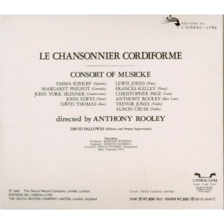 Le chansonnier cordiforme Import Japon