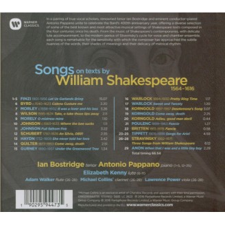 Songs on texts by William Shakespeare