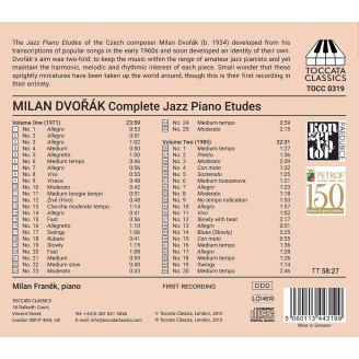DVORAK - Franek - Complete jazz piano etudes