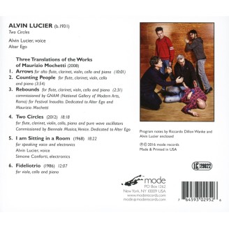 LUCIER - Lucier - Two Circles