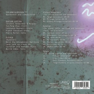 GLORVINGEN - Quatuor Diotima - Violent Tenderness