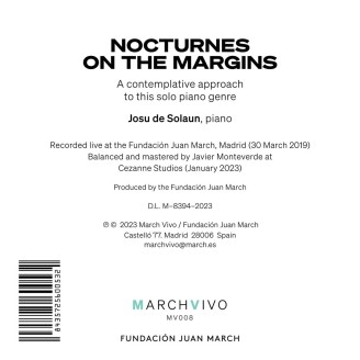Josu de Solaun - Nocturnes on the Margins (a contemplative approach to this solo piano genre)